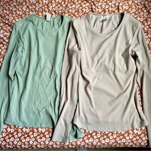 Yogalicious ribbed longsleeve bundle